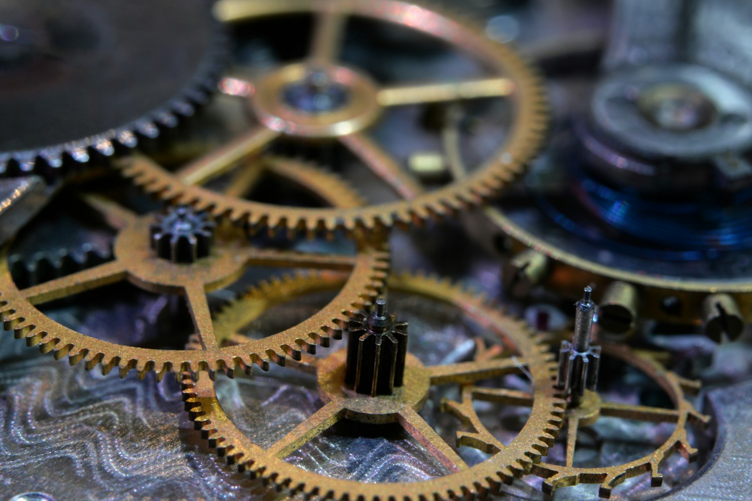 Close-up of gears